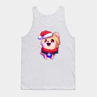 Cute Pomeranian Drawing Tank Top